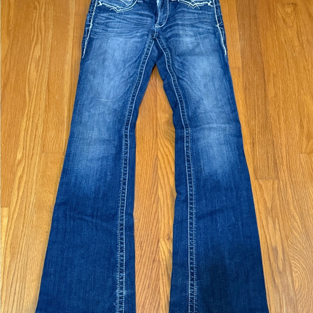 Ariat Blue Flare Wide Leg Jeans